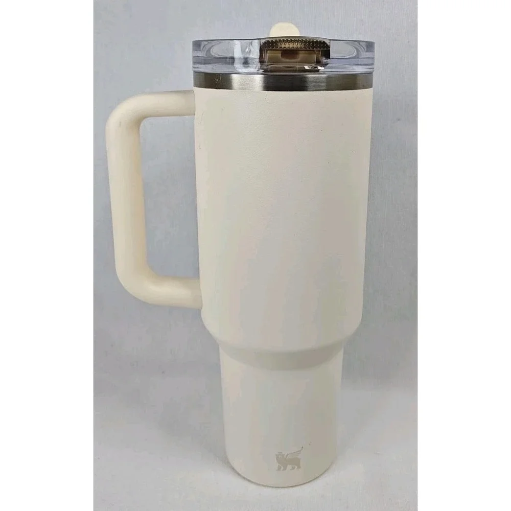New STANLEY Quencher ProTour H2.0 Tumbler with Handle and Straw 40 oz Cream - Picture 2 of 9